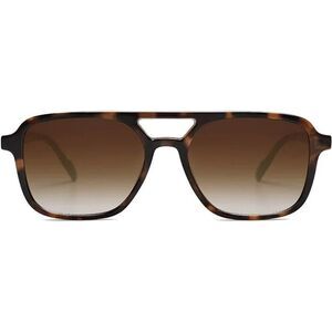 SOJOS Retro Aviator Sunglasses Tortoise Rectangle  SJ2202 Unisex